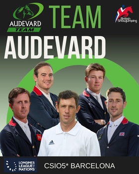 British Showjumping’s Team Audevard announced for CSIO5* Barcelona Longines League of Nations Final